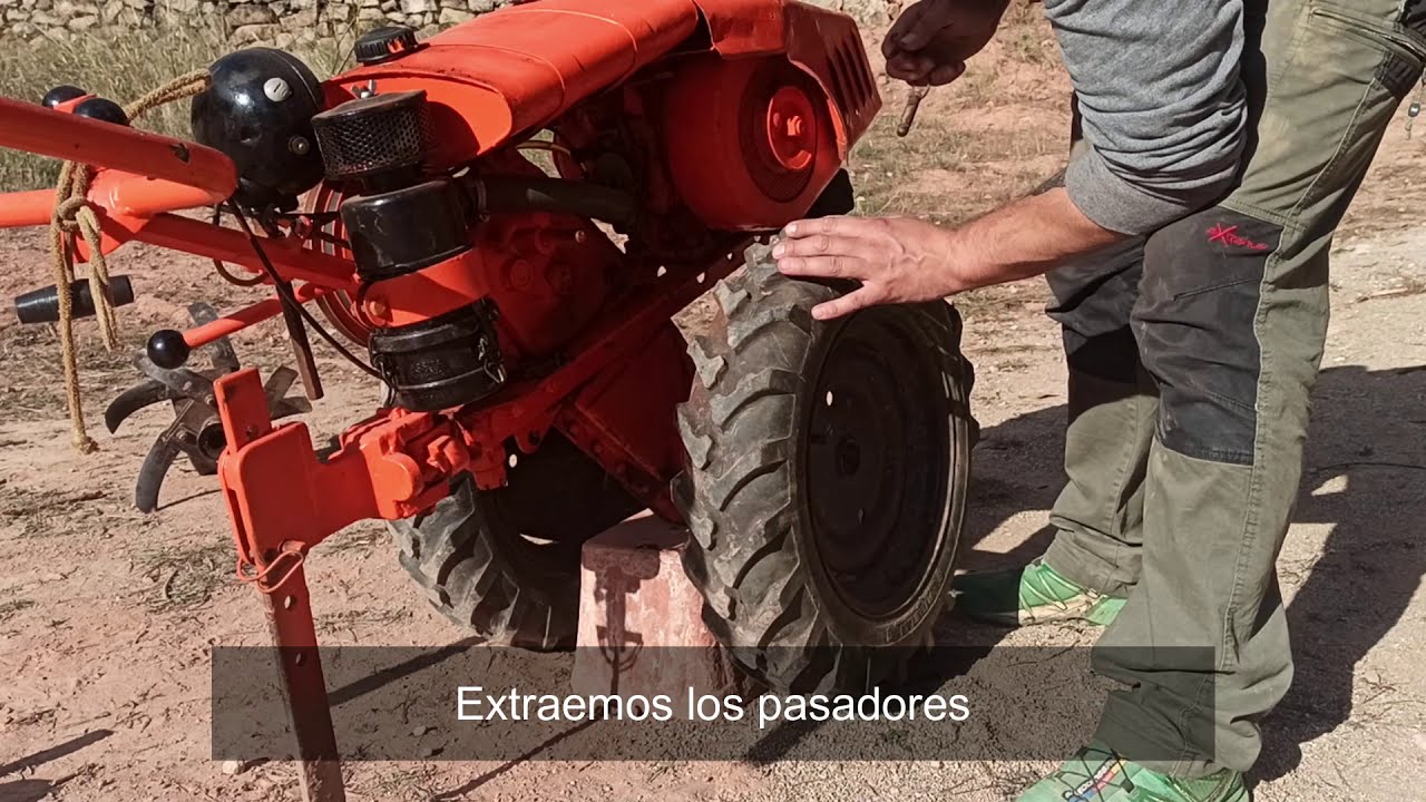 MOTOCULTOR / MOTOAZADA CAMBIAMOS LAS FRESAS