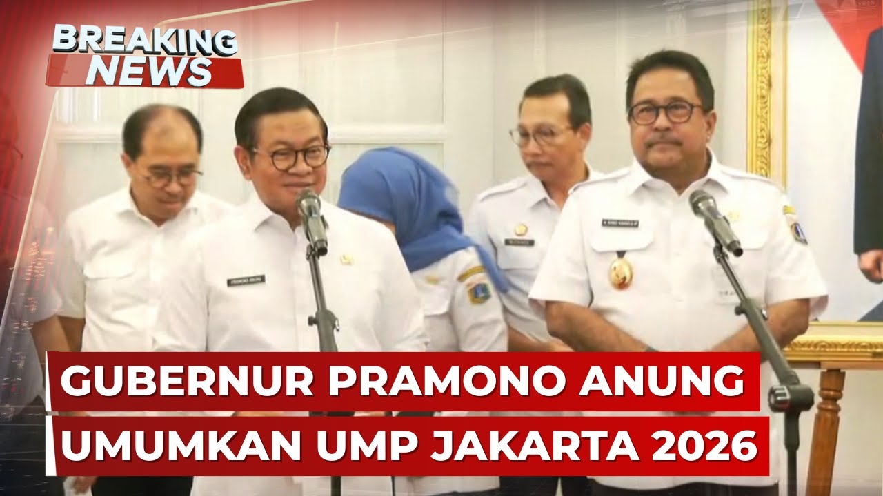 BREAKING NEWS - Gubernur DKI Pramono Anung Umumkan Kenaikan UMP Jakarta 2026