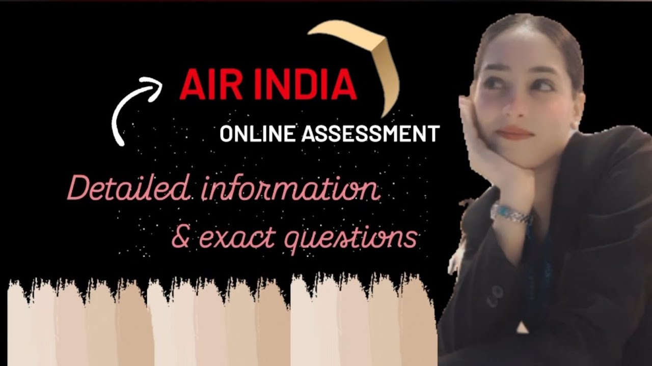 My AIR INDIA online assessment experience 😍🛩