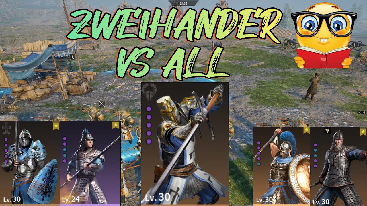 TESTING 1V1 ZWEIHANDERS VS ALL