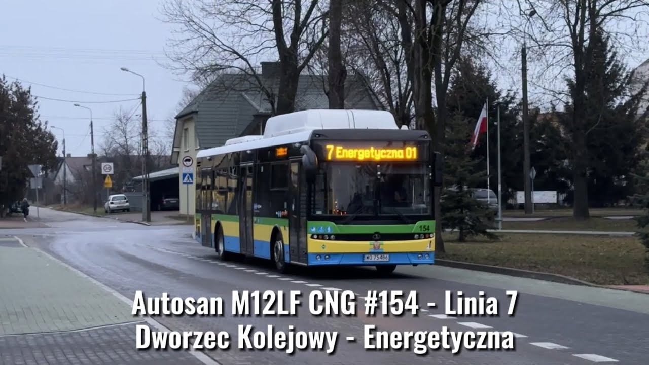 Linia 7 | Autosan M12LF CNG #154 - MZK Ostrołęka