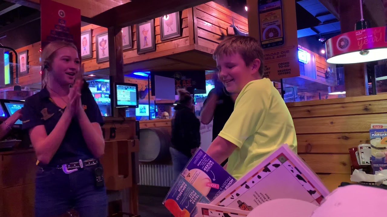 Birthday at Texas Roadhouse