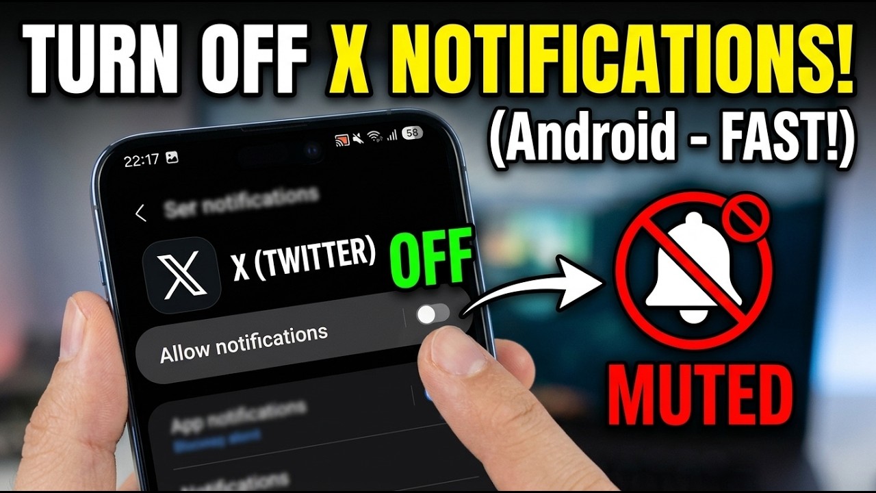 Turn Off Twitter (X) Notifications on Android | Step-by-Step