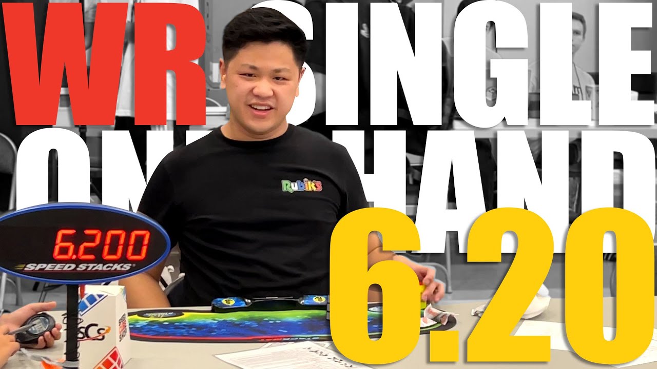 (6.20) Rubik's Cube OH 3x3 World Record Single