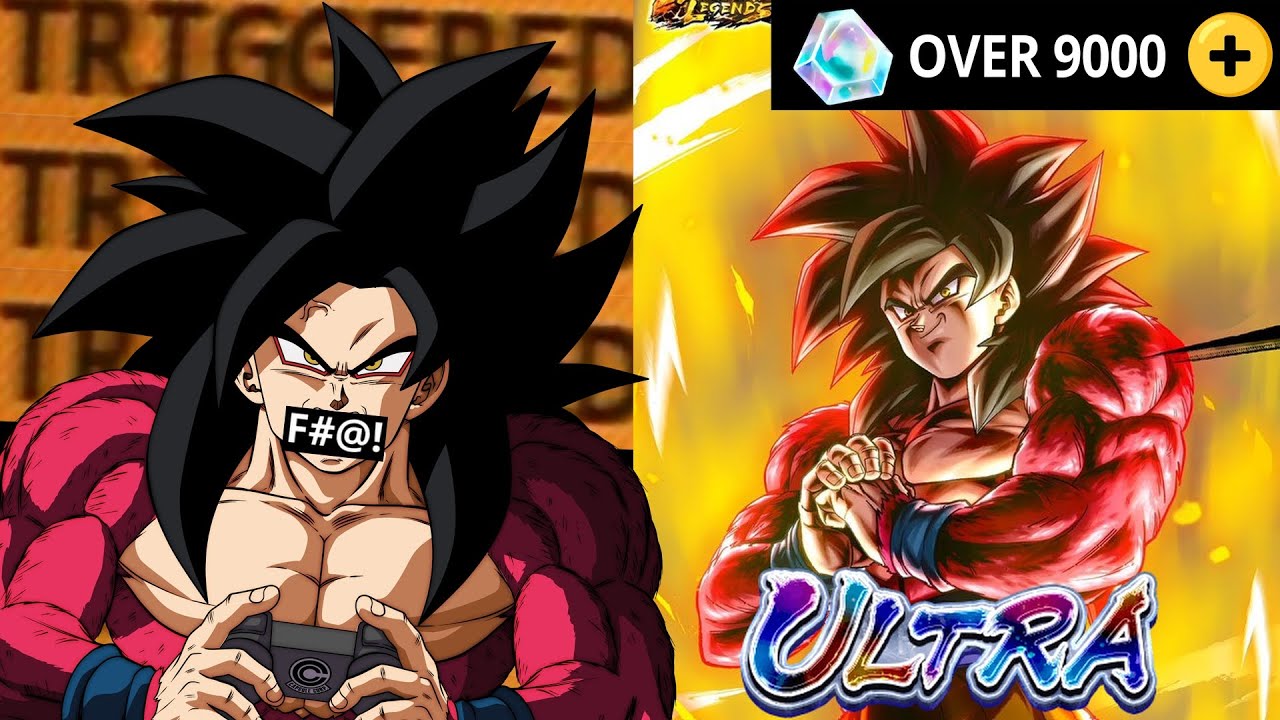 GOKU GOES APE Trying To Get ULTRA Super Full Power Saiyan 4 Goku!