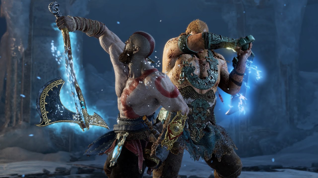 God of War - Aesir Gods: Unarmoured Kratos Lv.1 Gameplay - GMGOW | PS5