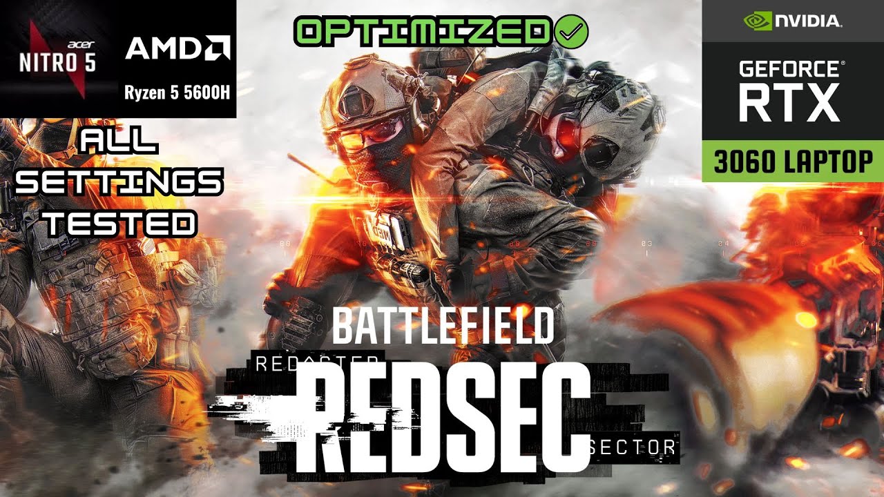 Battlefield REDSEC (Battle Royale) - RTX 3060 Laptop - All Settings Tested