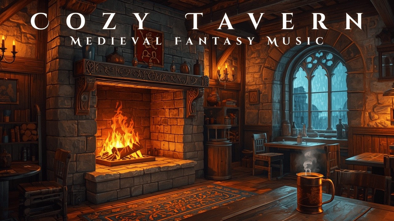 Cozy Tavern Ambience | Warm Fantasy Music for Reading, Writing & D&D