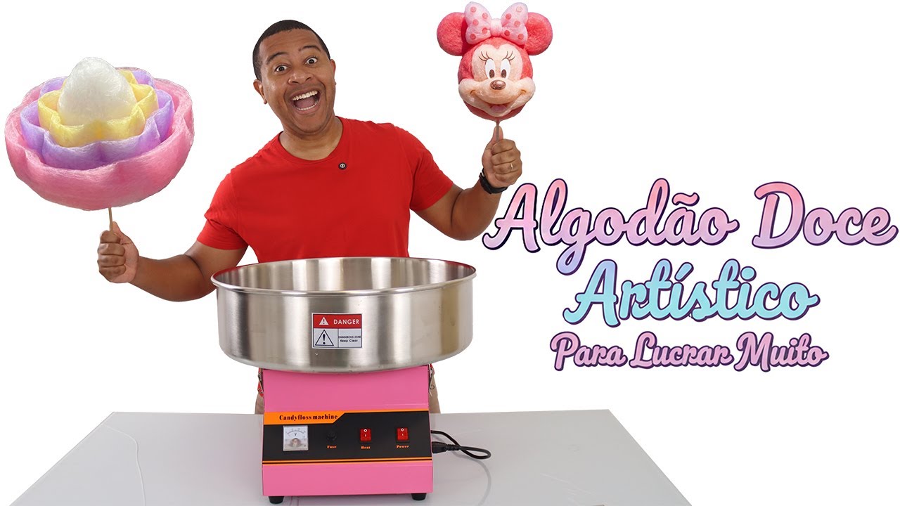 Ideia de Negocio para Ganhar Dinheiro | Maquina de Algodão Doce Artistico Cotton Candy