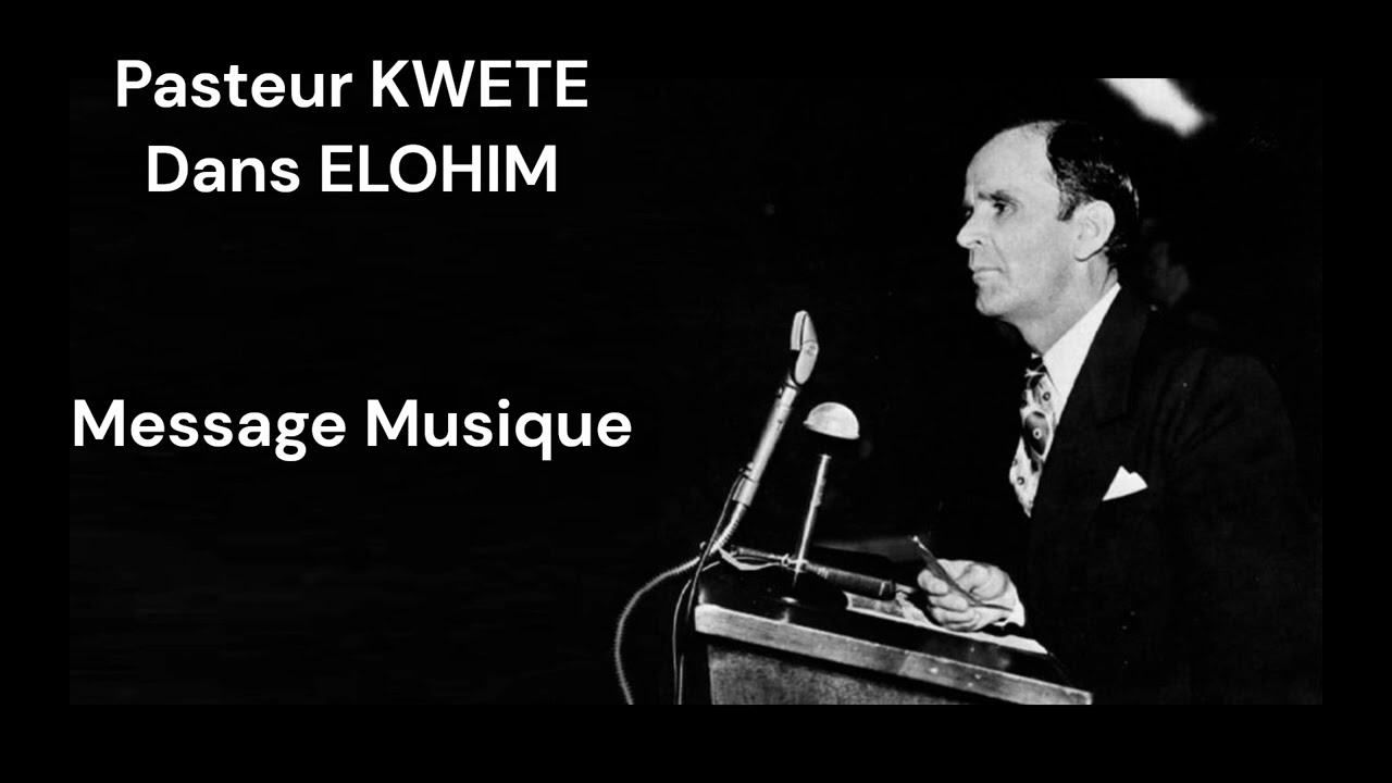Pateur Kwete dans Elohim