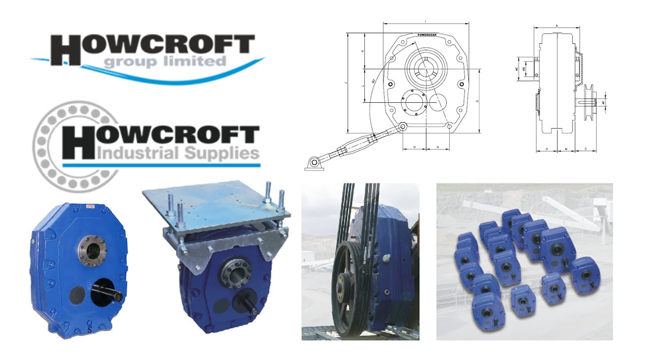 Howcroft Group - SMGU - Shaft Mounted Gear Unit Range In Stock: In-Line Gear Units SMSR #smgu #smsr