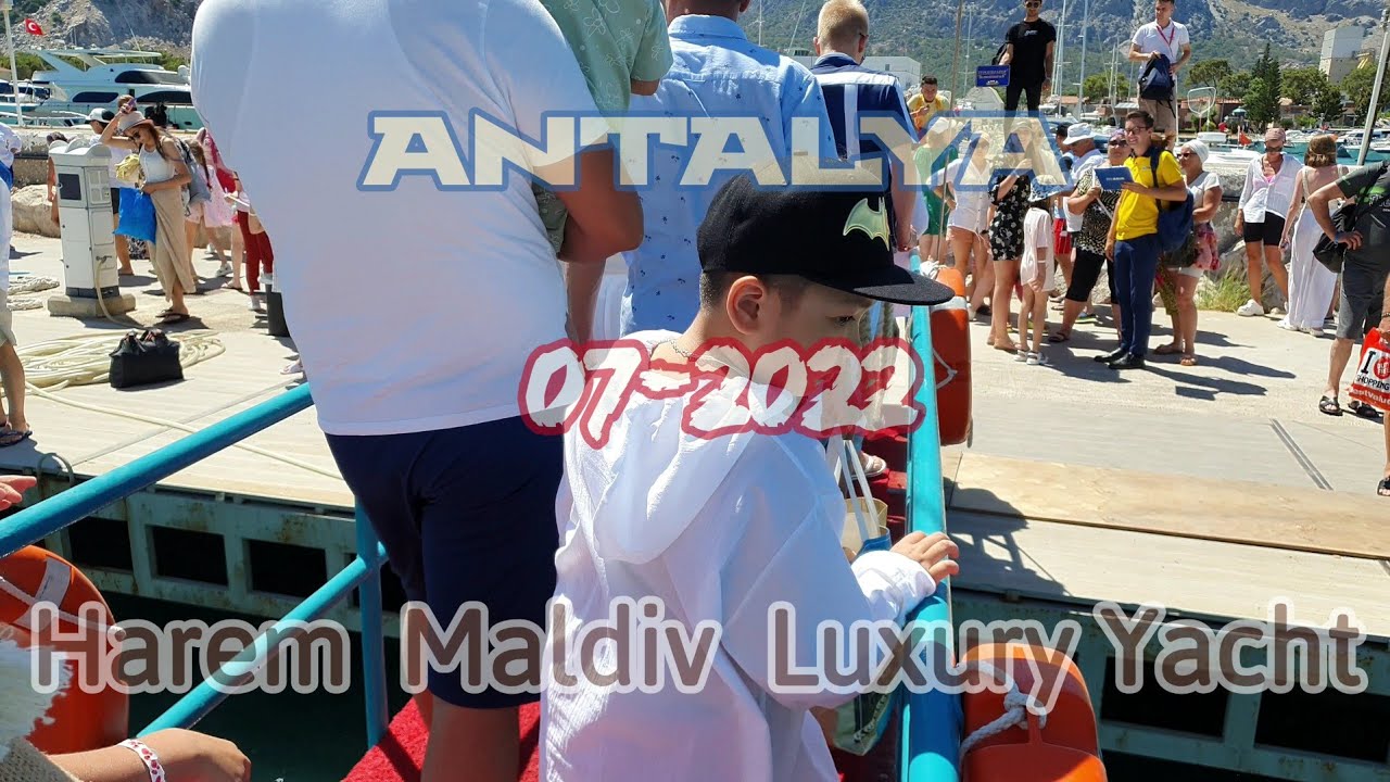 Анталья. Яхта Гарем Мальдив (05.07.2022)