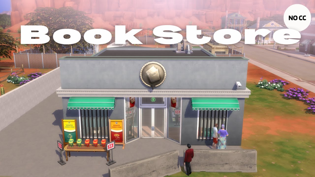 Book Store | The Sims 4 | Stop Motion Build | NO CC