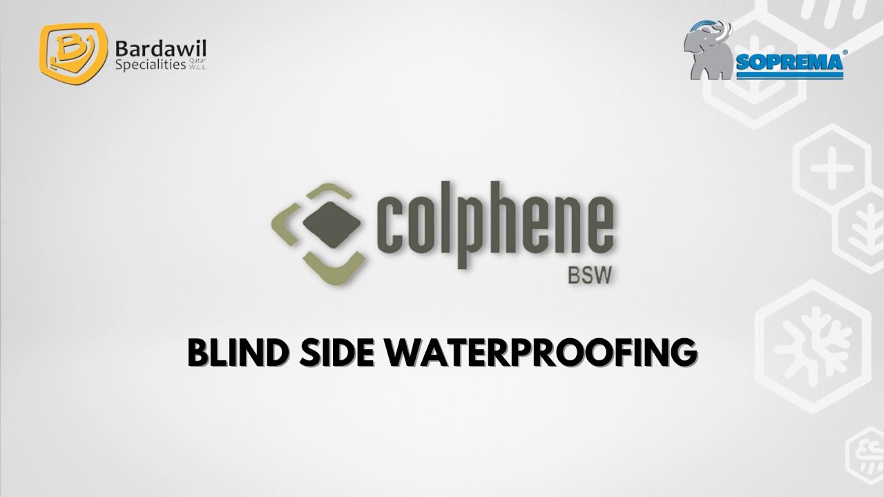 Colphene BSW Fully Bonded Waterproofing System