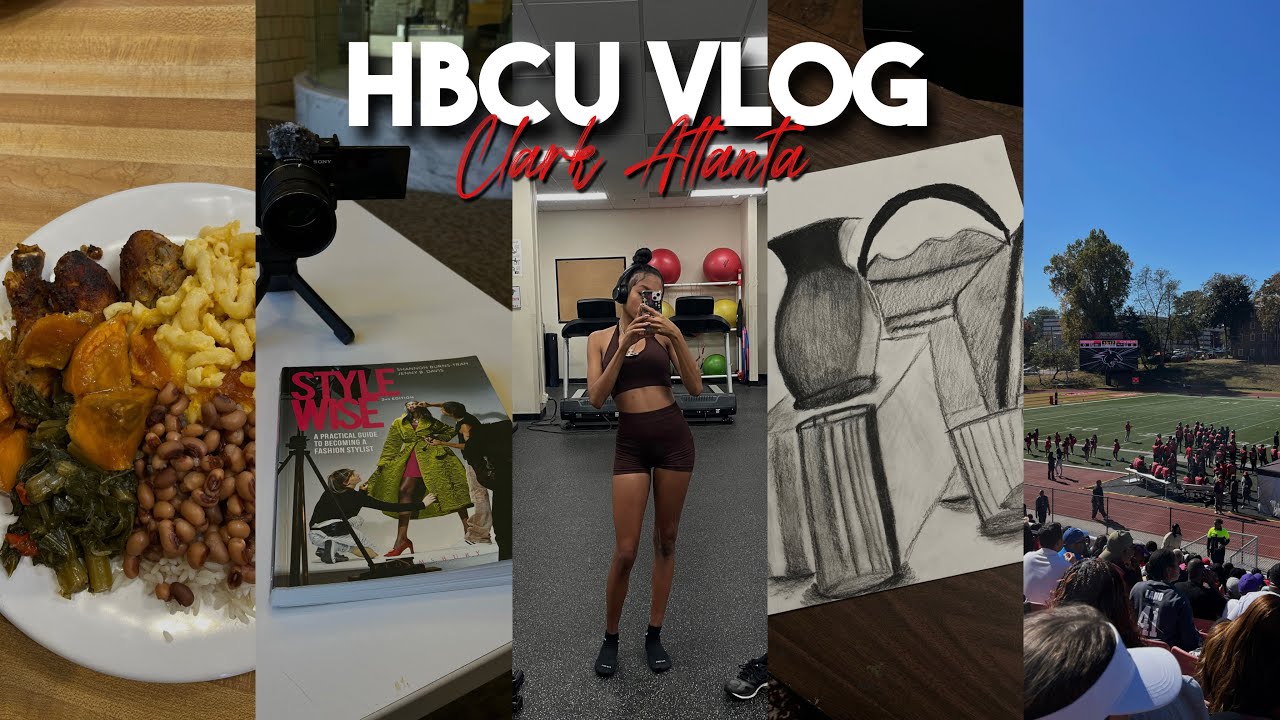 HBCU VLOG S2E6 ✩ college days in my life { gym, basketball game, rivalry week, class } Clark Atlanta