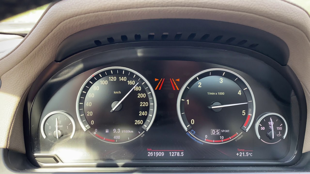 BMW f01 740d xdrive acceleration 100-200