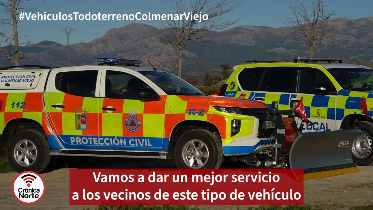 Nuevos vehículos 4x4 para Policía Local, Protección Civil y Guarda Rural de Colmenar Viejo