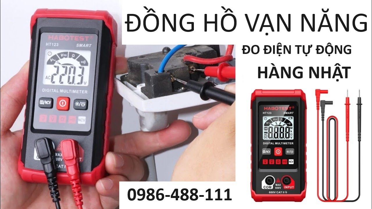 Đồng hồ đo điện vạn năng tự động – Hiệu quả vượt trội, không cần chỉnh thang cho anh em thợ điện