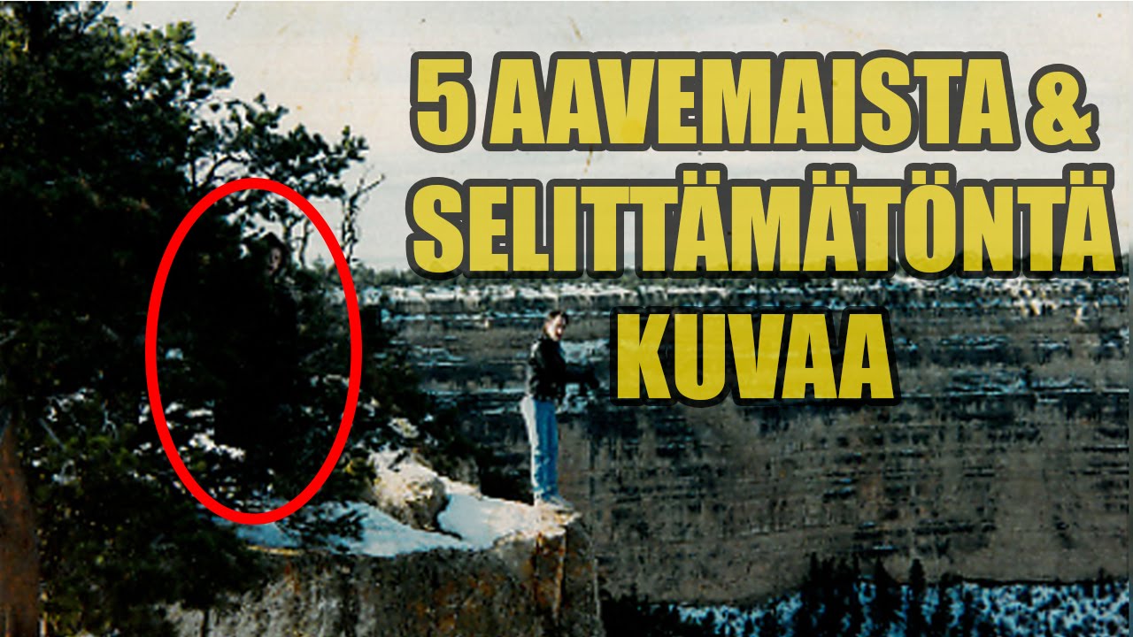 5 aavemaista & selittämätöntä kuvaa