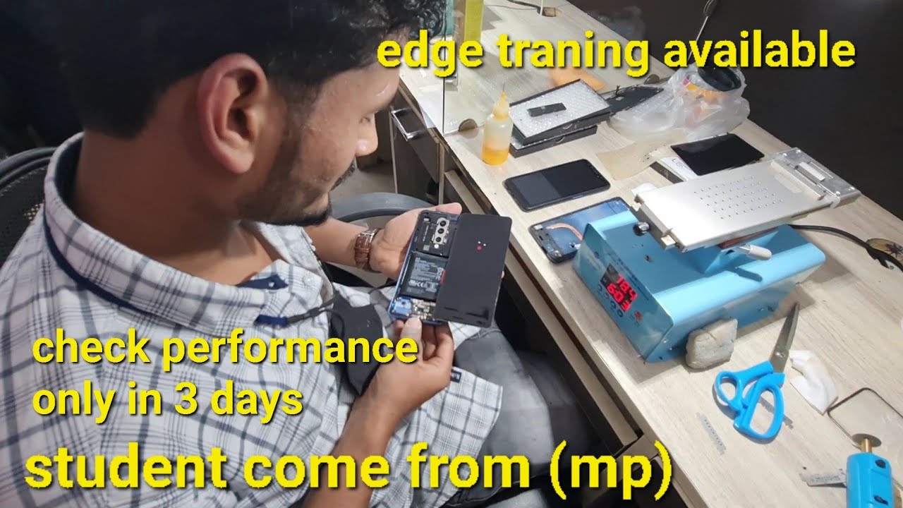 edge glass training available || edge glass traning in Delhi || all display repair traning center ||