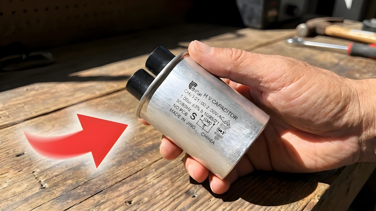 Don't Throw Away Old Capacitors! This GENIUS Tool Every Home Needs
