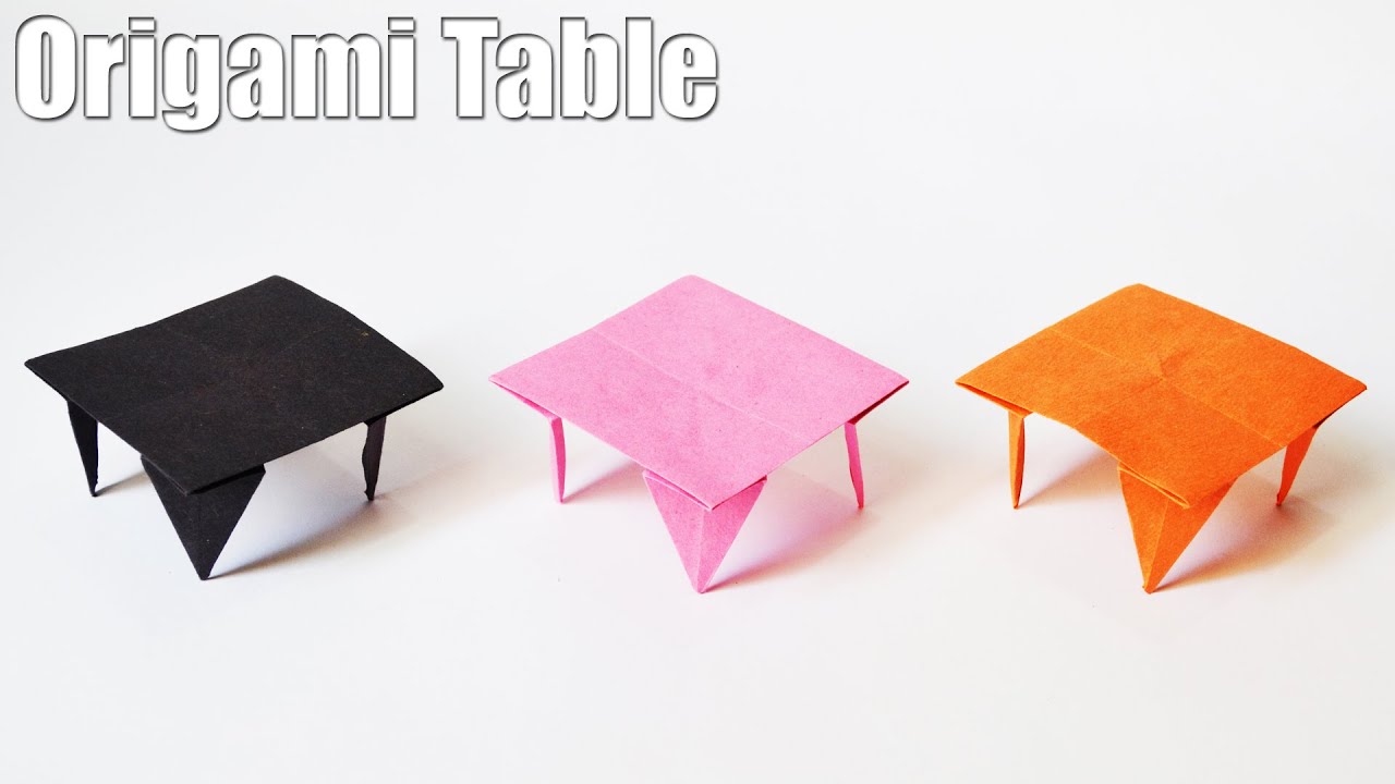 How to make an Origami Table | Easy | Tutorial