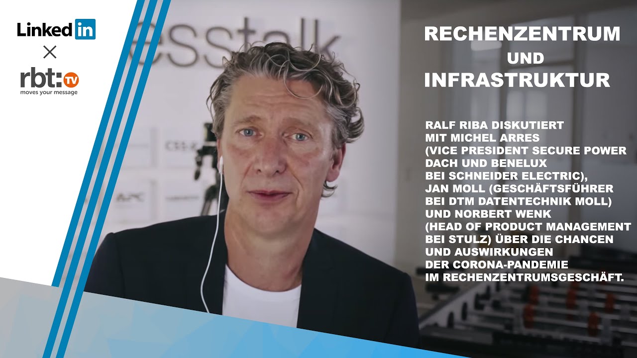 Paneldiskussion Rechenzentrum und Infrastruktur | Michel Arres, Jan Moll und Norbert Wenk