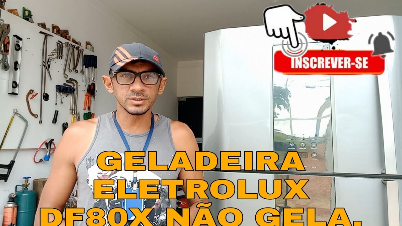GELADEIRA ELETROLUX DF80 NÃO GELA.
