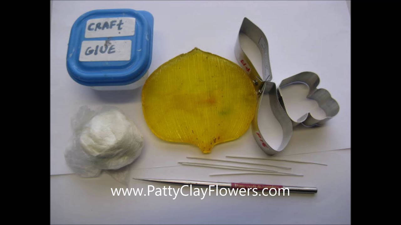 Polymer clay tutorial How to make Cymbidium Orchid / Sugar Craft / Cake Decoration