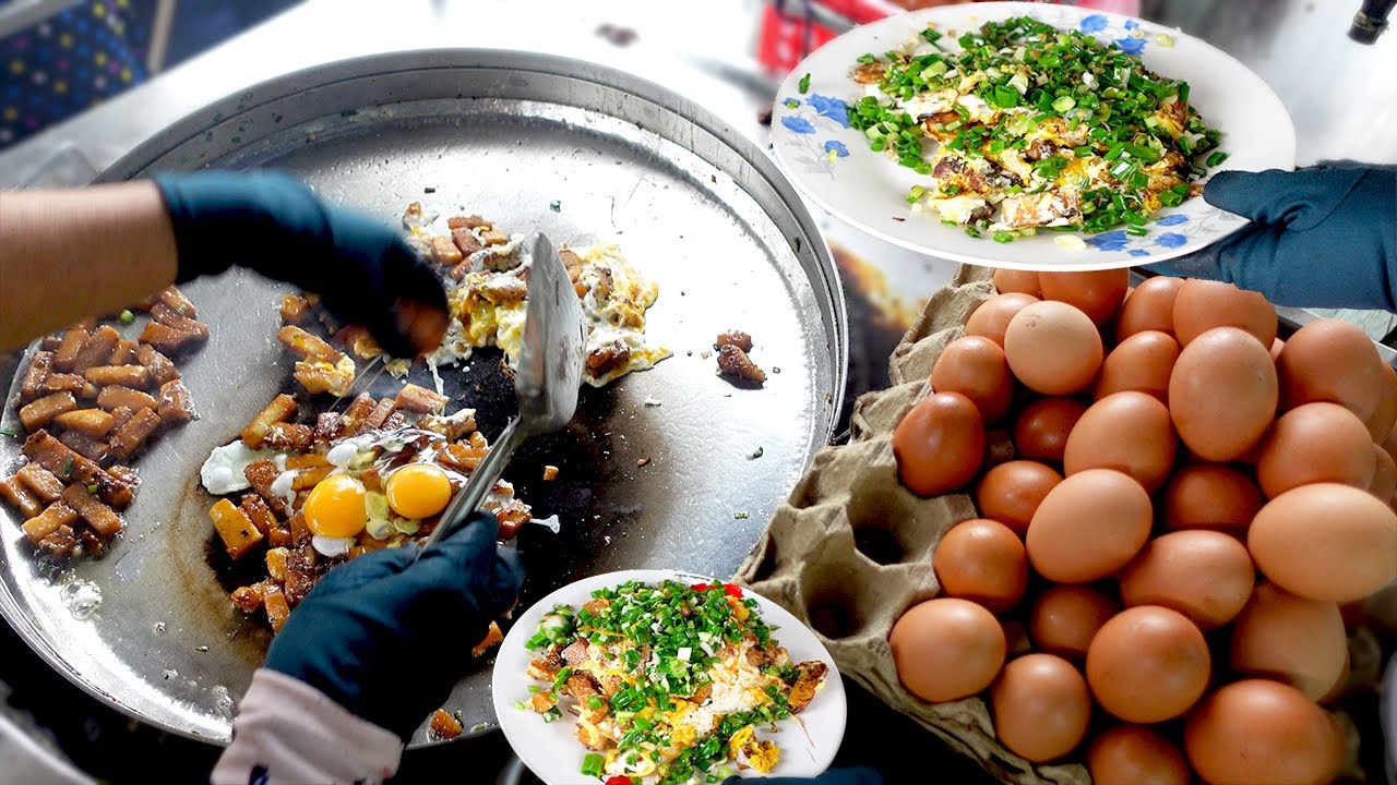 Độc đáo bột chiên trứng vị nguyên bản nhiều hành nhất của người Hoa chợ lớn Sài Gòn