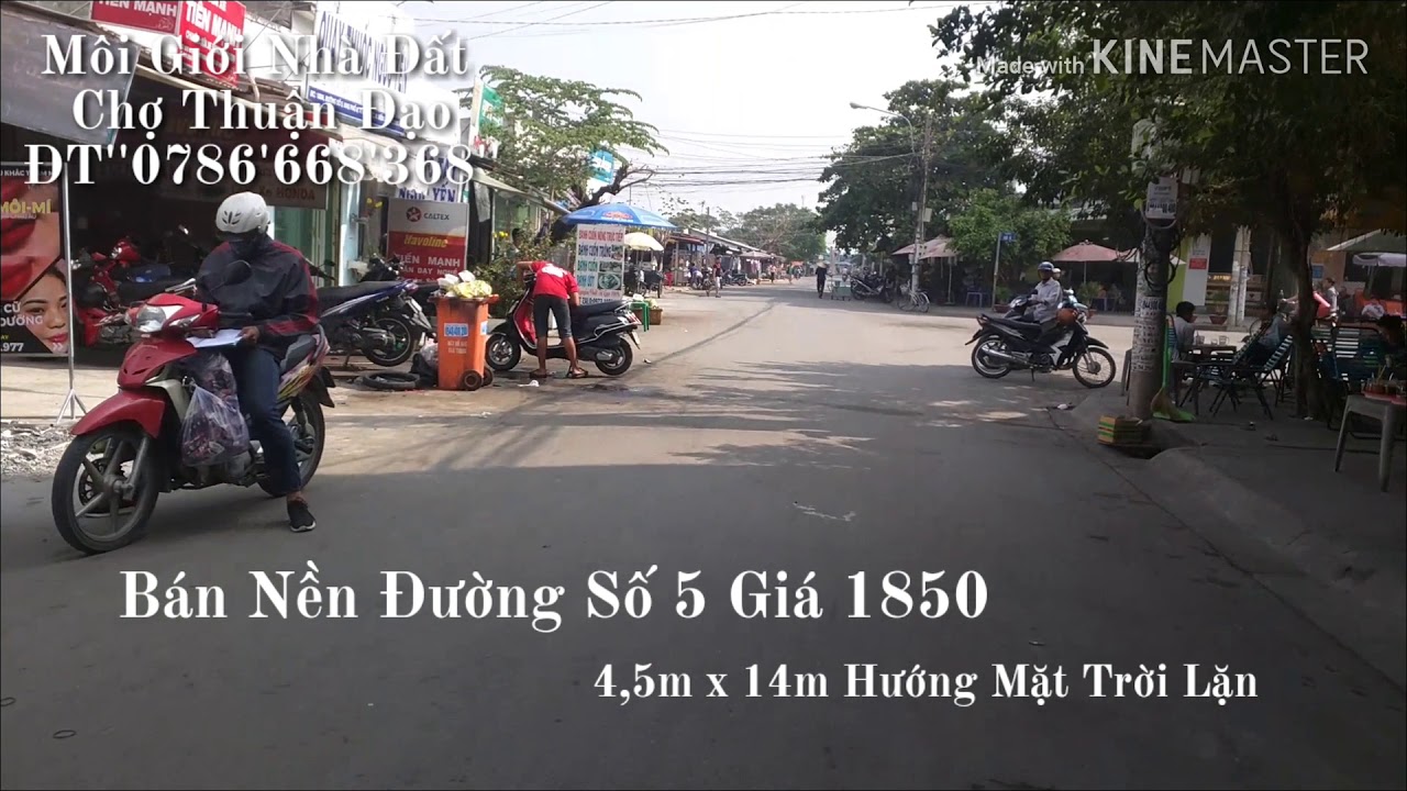 Bán Đất Chợ Thuận Đạo Bến Lức giá 1850 ĐT''0786'668'368''