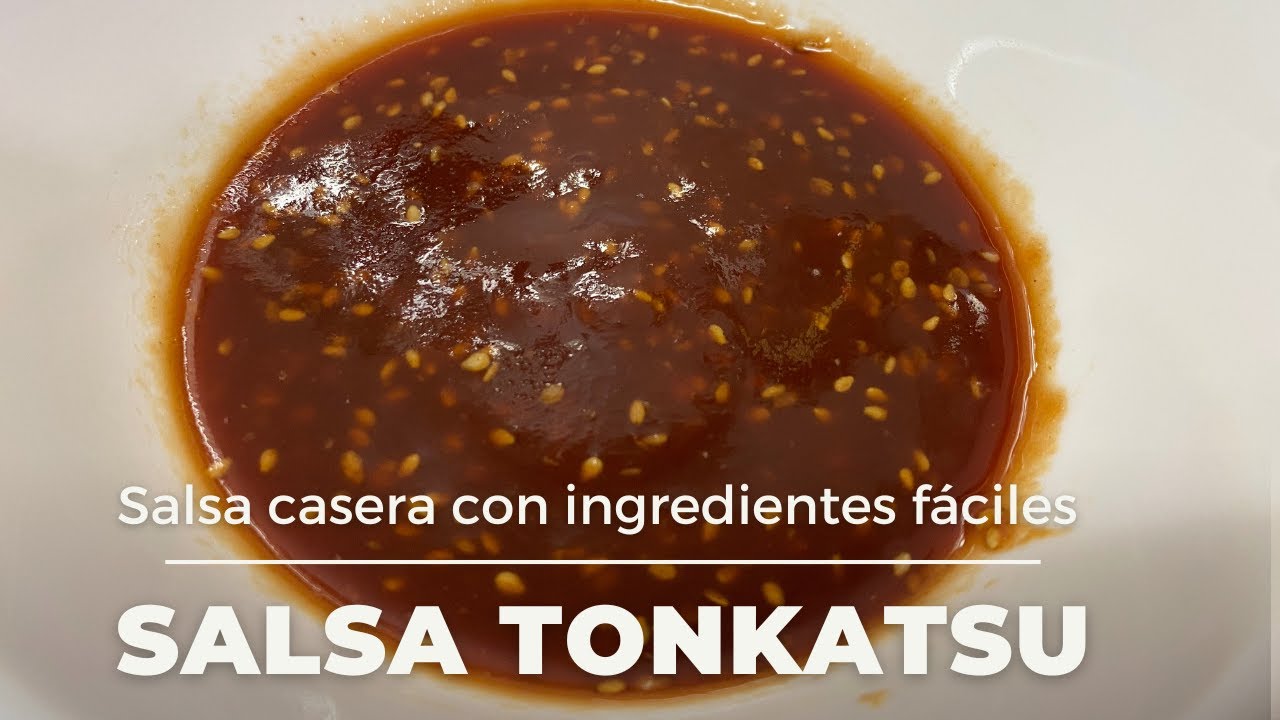 Salsa Tonkatsu | Como hacer salsa Tonkatsu | Receta Salsa bulldog\Tonkatsu casera | cocina japonesa