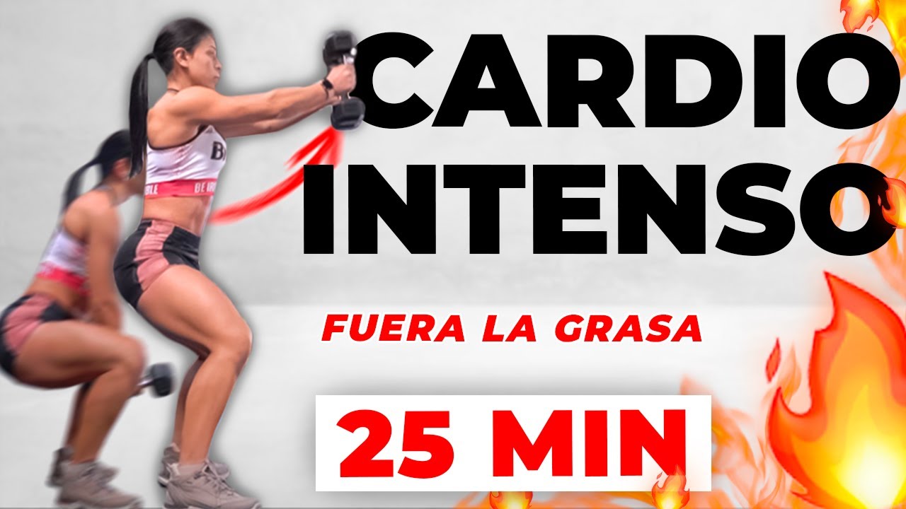 Super Rutina de CARDIO en CASA (25 Minutos) Ejercicios para Adelgazar Todo el Cuerpo