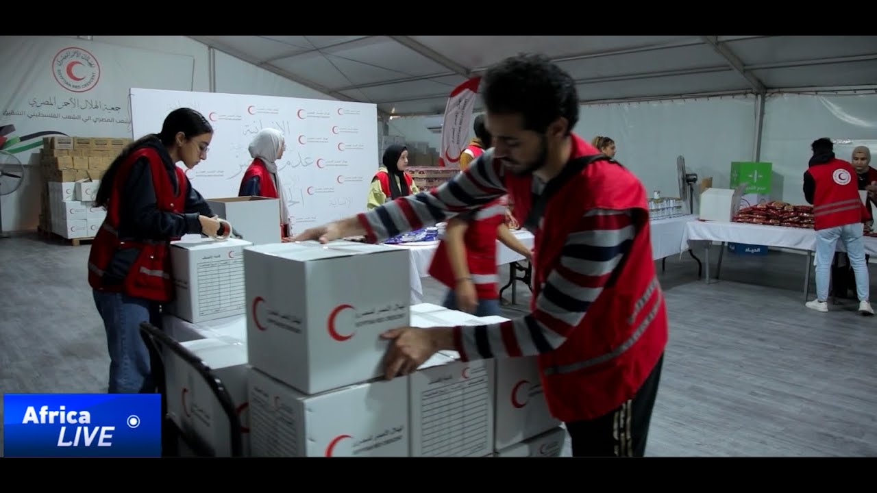 Egyptian Red Crescent releases report on its humanitarian aid to Gaza