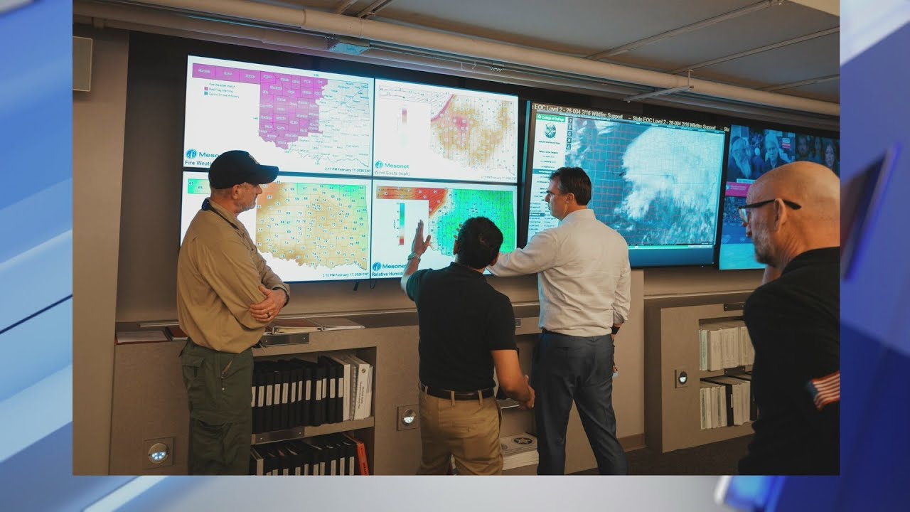 Governor Stitt shares update on state response to wildfires