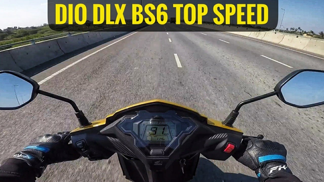 Honda Dio DLX BS6 Top Speed - Fastest 110CC Scooter🔥 | Rev Force