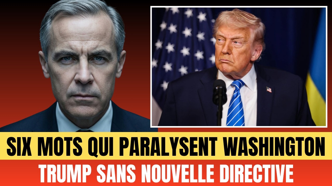 Six mots de Carney — et toute la stratégie de Trump s'est effondrée en trois heures