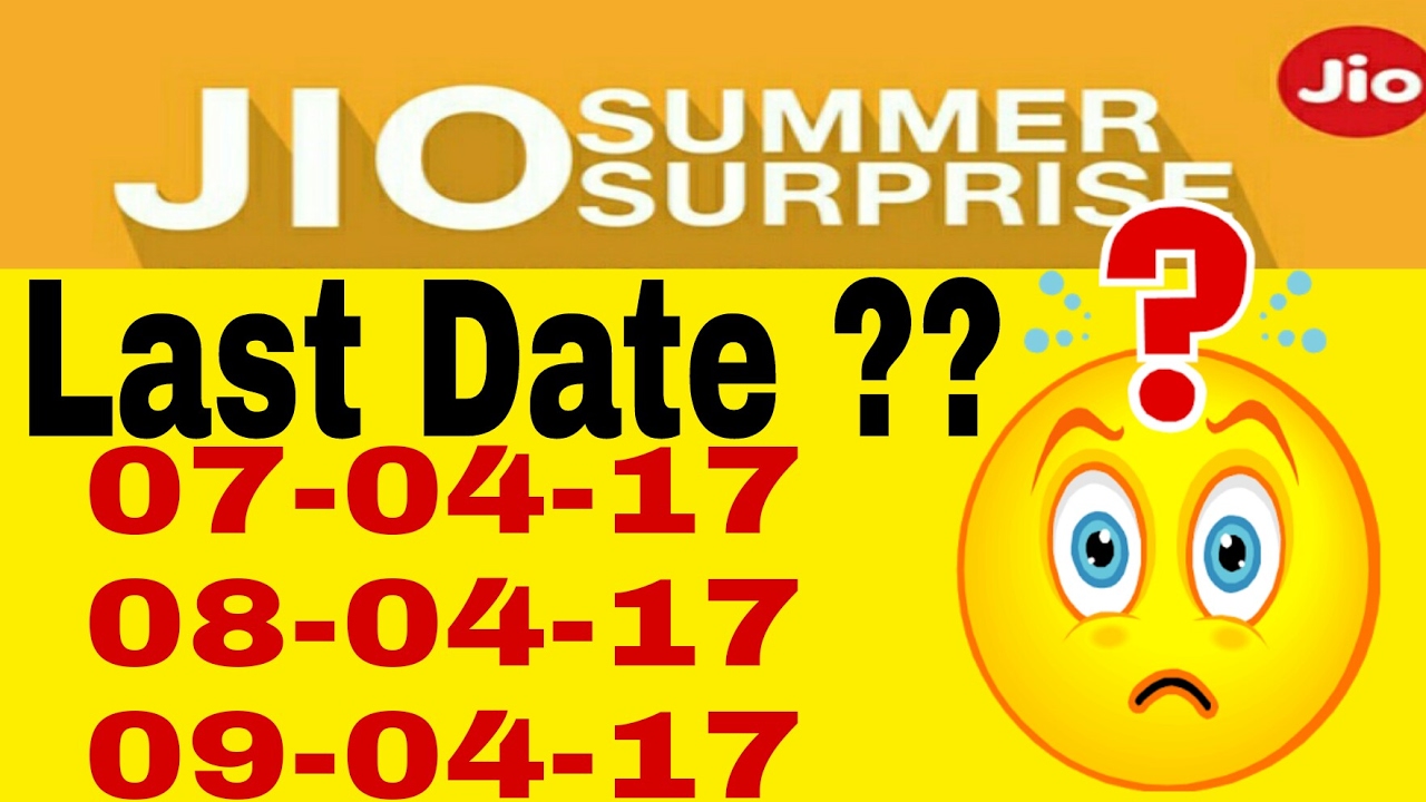 Jio summer surprise offer last date confusion ?? ।।। जल्दी recharge करे।।।