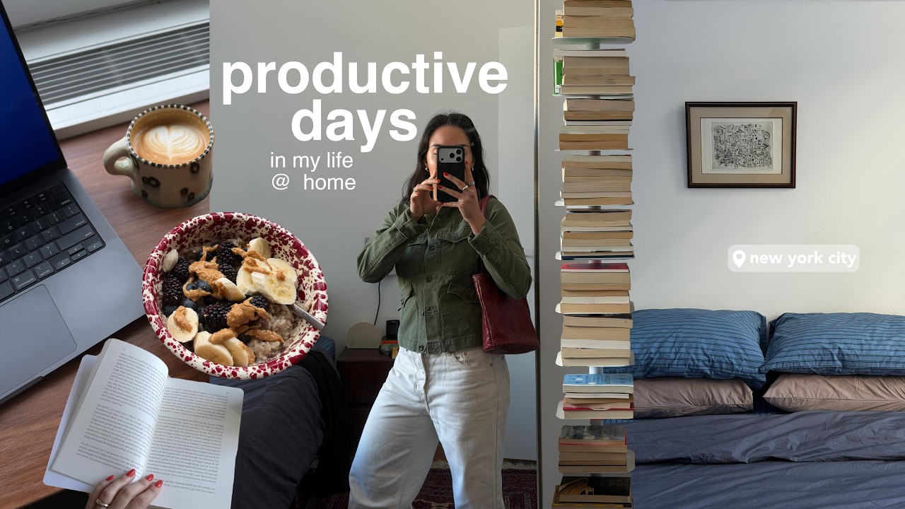 productive & realistic days in my life