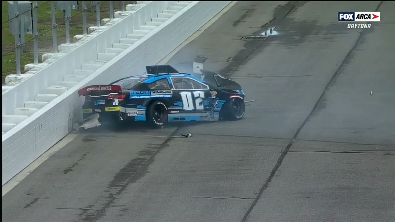 ANOTHER BIG HARD-HIT CRASH-2025 ARCA AT DAYTONA