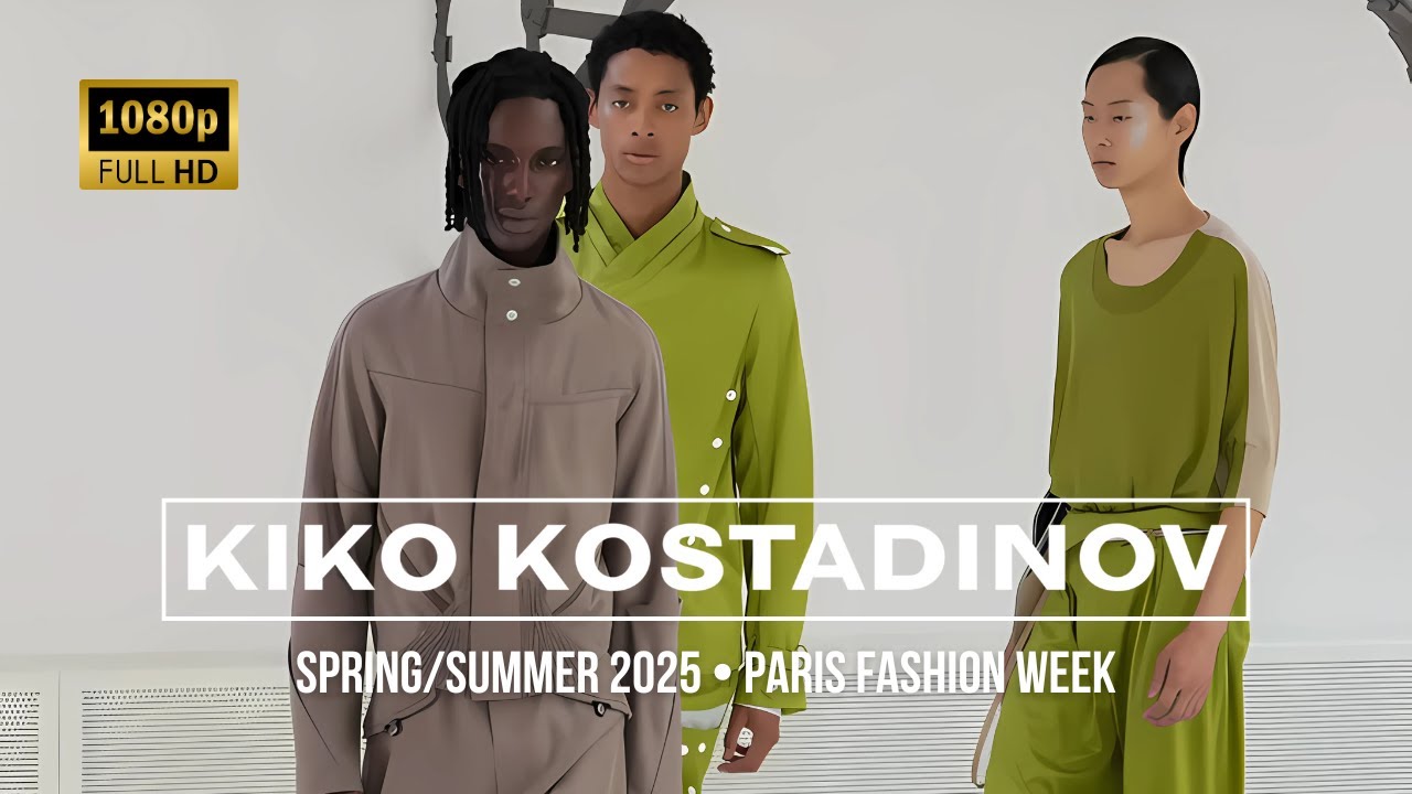 KIKO KOSTADINOV Homme Printemps/Été 2025 : Science et Style à la PFW
