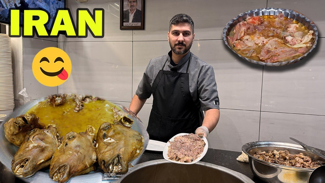 Kale Pache in Isfahan | Iranian Lamb Head Dish 🇮🇷| Persian Traditional Food😋🐑