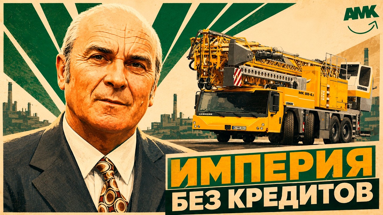 Компания, которая НИ РАЗУ не брала кредит. Невероятная история Liebherr