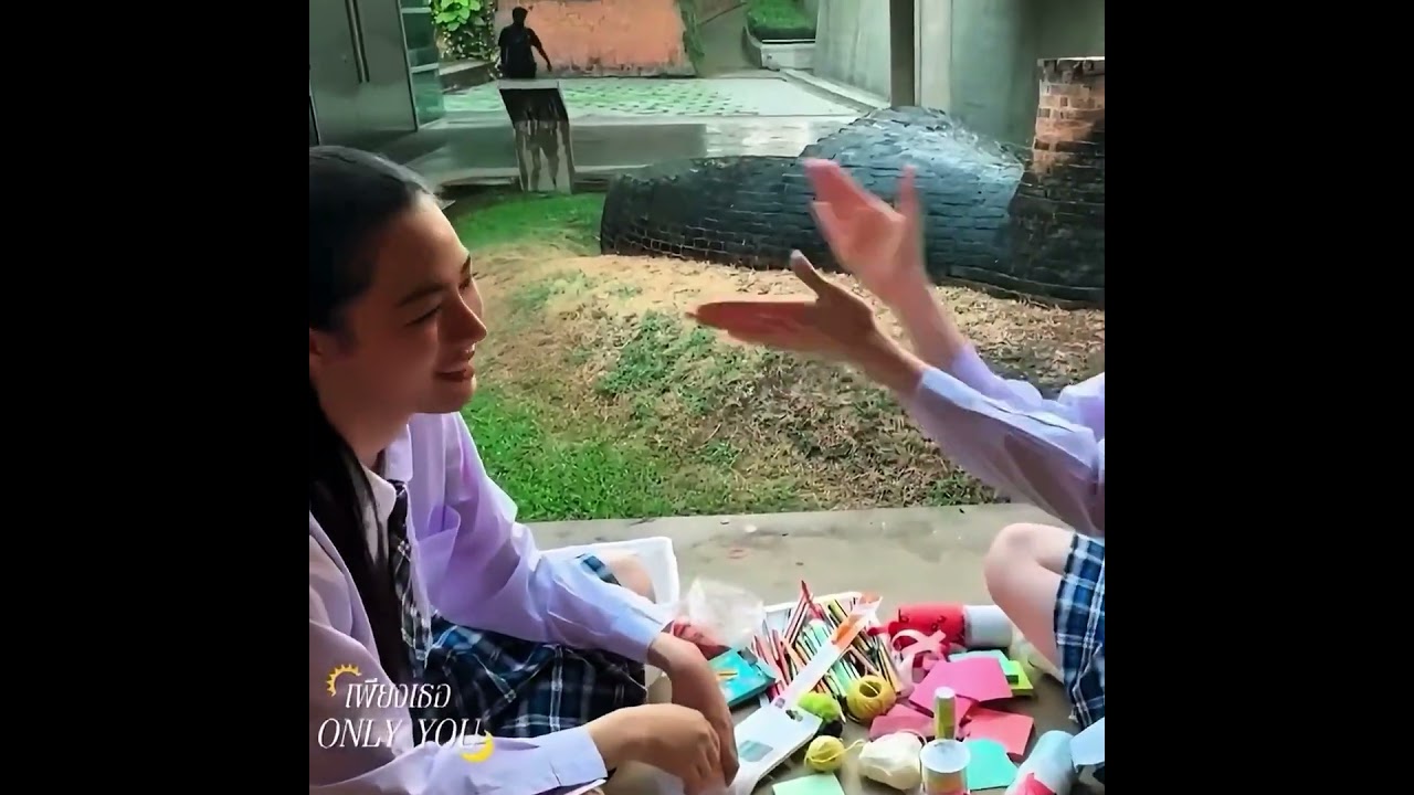 The way Ling reacts to every little tease from Orm&hellip; yeah, she&rsquo;s totally in love 😭#หลิงออม #LingOrm