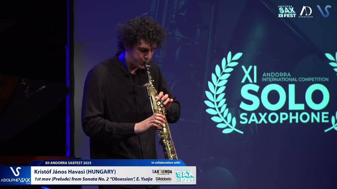 Kristóf János Havasi (Hungary) plays Prelude from Sonata No. 2 “Obsession” by Eugène Ysaÿe