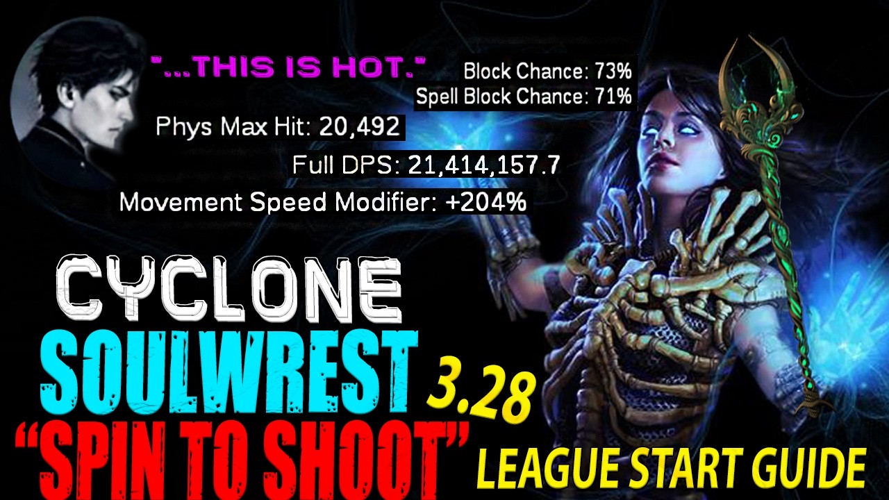 MasterT's Cyclone CWC Soulwrest League Start Plans - 3.28 League Start Build Guide