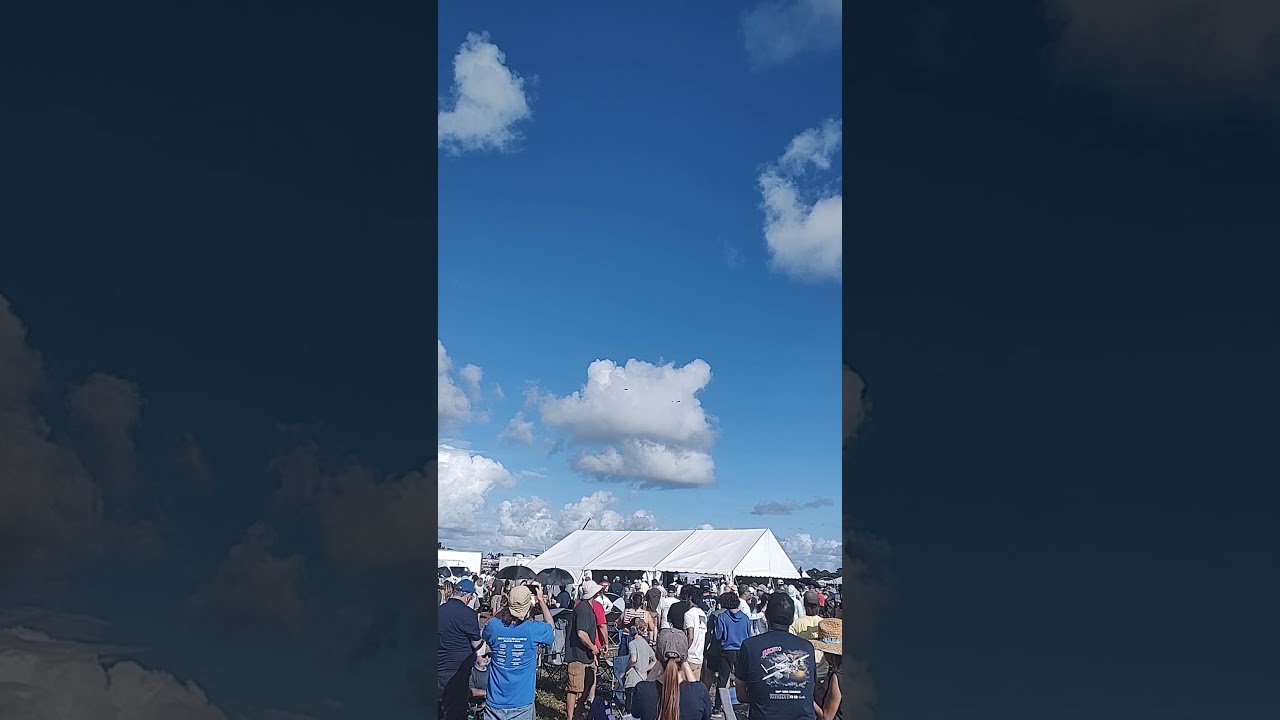 Epic Heritage Flight with F-22, P-51,A-10 and F-16 at the Stuart Air Show  #military #airshow