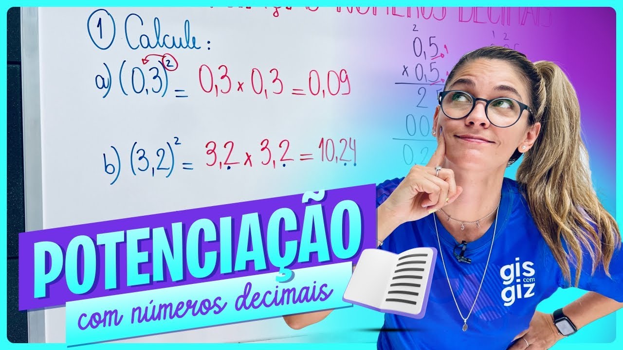 POTENCIA&Ccedil;&Atilde;O COM N&Uacute;MEROS DECIMAIS. N&Uacute;MERO DECIMAL COM POT&Ecirc;NCIA.