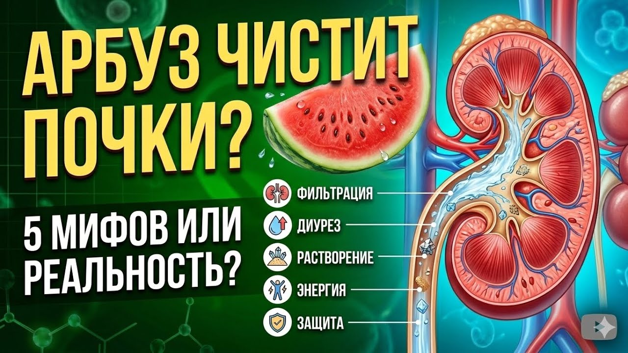 «Арбуз: очищает печень и освежает организм!»