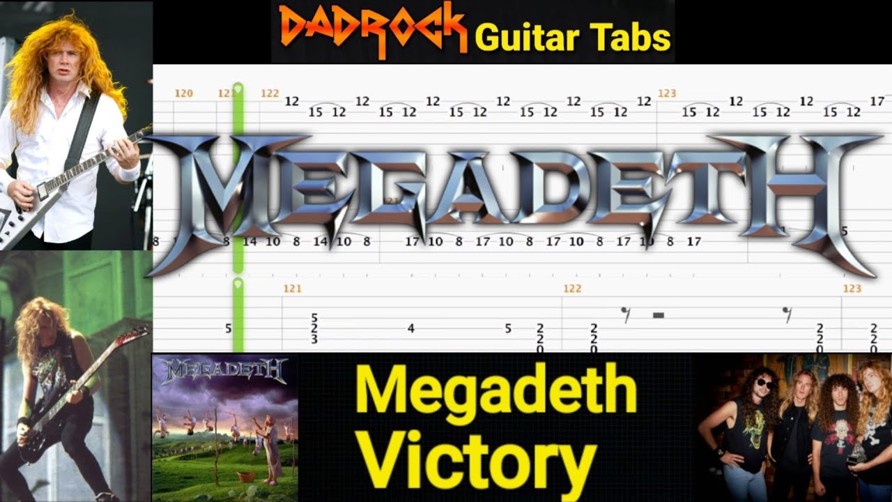 Victory - Megadeth - Guitar + Bass TABS Lesson